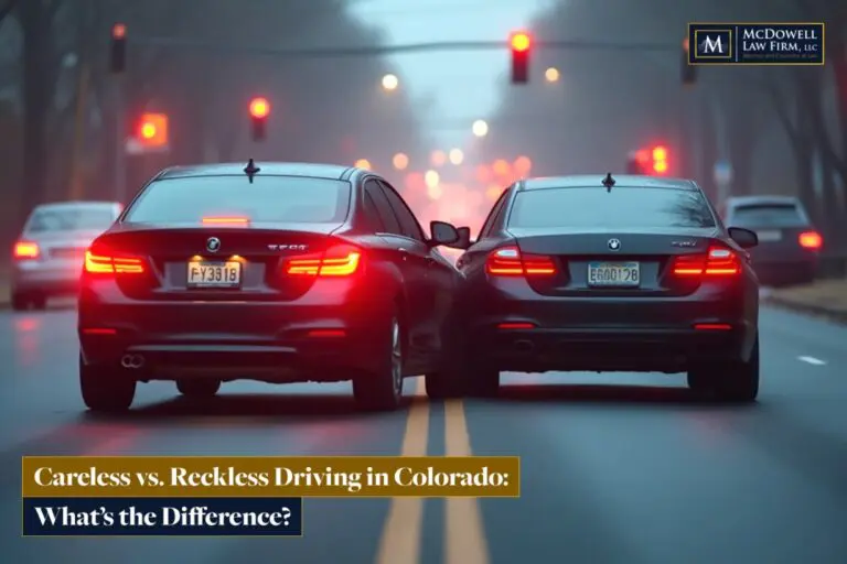 Careless vs Reckless Driving in Colorado Whats the Difference 1 - McDowell Law Firm careless driving vs reckless driving