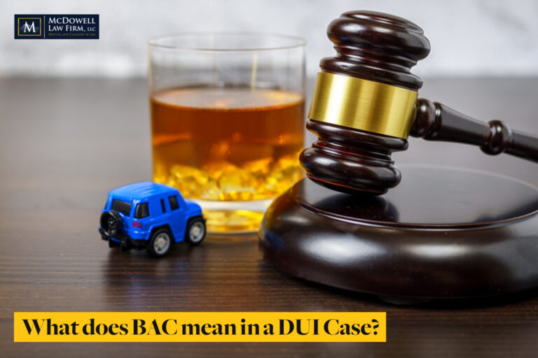 What does BAC mean in a DUI Case