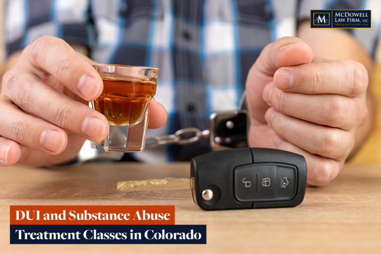 DUI and Substance Abuse Treatment Classes in Colorado