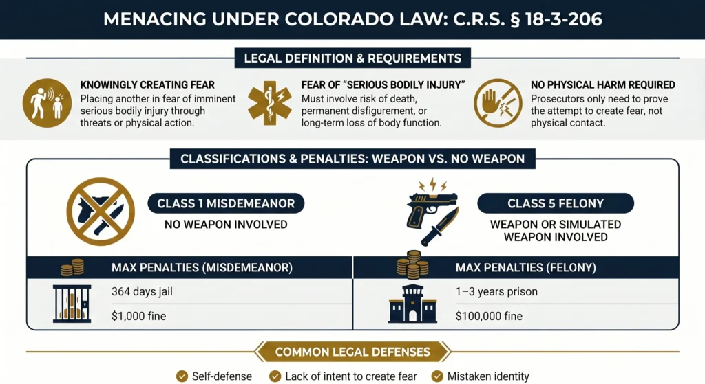 Menacing in Colorado