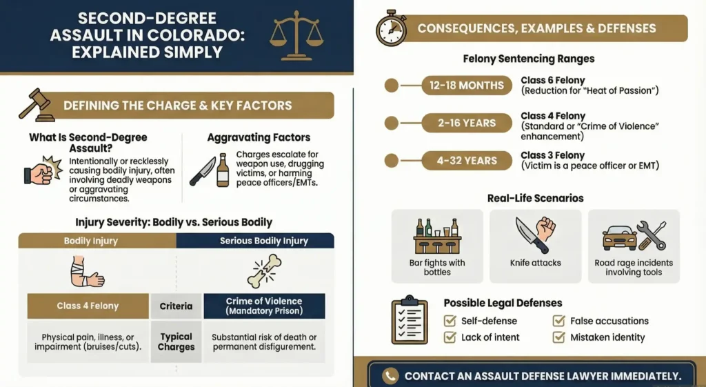 2nd-degree assault colorado explained