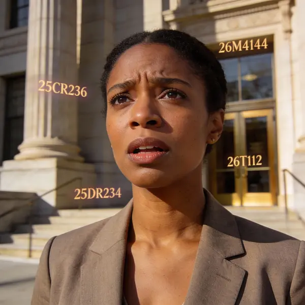 A woman is confused on How to Read Colorado Court Case Numbers